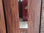 New 3 Door Melamine Cupboard With Mirror (Aaa17)