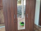 New 3 Door Melamine Cupboard With Mirror (g4)