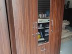 New 3 Door Melamine Cupboard With Mirror (Ggg7)