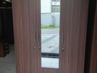 New 3 Door Melamine Cupboard With Mirror (W25)