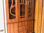 New 3 Door Melamine Display Cupboard .