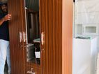 New 3 Door Melamine Wardrobes with Mirror .6*4 Ft.