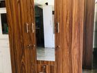New 3 Door Melamine Wardrobes with Mirror