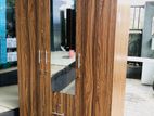 New 3 Door Melamine Wardrobes with Mirror