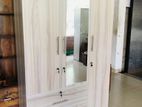 New 3 Door Melamine Wardrobes with Mirror