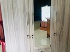 New 3 Door Melamine Wardrobes with Mirror