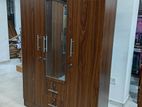 New 3 Door Melamine Wardrobes with Mirror