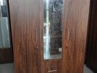 New 3 Door Melamine Wardrobes with Mirror .