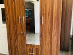 New 3 Door Melamine Wardrobes with Mirror