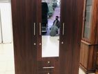 New 3 Door Melamine Wardrobes with Mirror