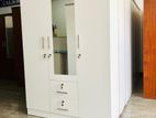 New 3 Door Melamine Wardrobes with Mirror