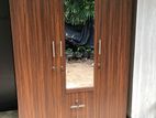 New 3 Door Melamine Wardrobes with Mirror .