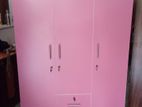 New 3 Door Pink Melamine Wardrobes