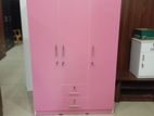New 3 Door Pink Melamine Wardrobes .