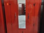 New 3 Door Steel Cupboard With Mirror (Sss9)