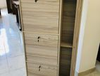 New 3 Door Wall Top Melamine Pantry Cupboard .4 ft.