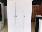 New 3 Door White Melamine cloth Cupboard