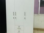 New 3 Door White Melamine Wardrobe
