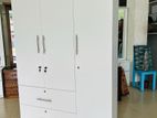 New 3 Door white Melamine Wardrober