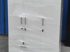 New 3 Door white Melamine Wardrobes .