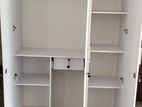 New 3 Door white Melamine Wardrobes .