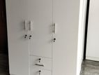 New 3 Door white Melamine Wardrobes .