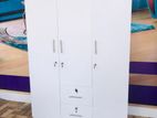 New 3 Door white Melamine Wardrobes .