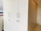 New 3 Door White Melamine Wardrobes .