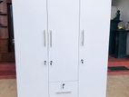 New 3 Door White Melamine Wardrobes .
