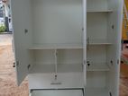 New 3 Door White Melamine Wardrobes