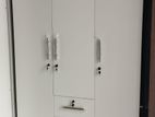 New 3 Door white Melamine Wardrobes .