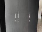 New 3D Black Melamine Wardrobes
