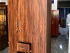 New 3D Brown Melamine Wardrobe