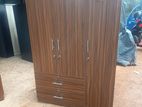 New 3D Brown Melamine Wardrobes .