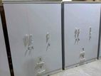 New 3D Melamine white colour Cupboard .