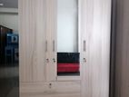 New 3D Wardrobe Melamine 6 X 4 Ft Cupboard Hash Colour