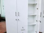 New 3D white Cloth Hanging Melamine Wardrobes