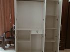 New 3D White Melamine Almari