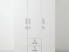 New 3D White Melamine Cupboard 6*4 Ft