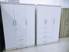 New 3D White Melamine Wardrobes