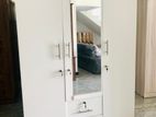 New 3D White Melamine Wardrobes with Mirror