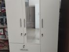 New 3D White Melamine Wardrobes with Mirror