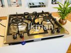 New 4 Burner Gas Cooker Stainless Steel