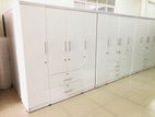 New 4 D White Melamine Wardrobes