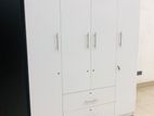 New 4 Door Large White Melamine Wardrobes
