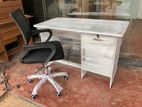 New 4*2 Ft Office works Table with imported Black Chair .