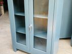 New 4*3 Ft Glass Door Half Steel Cupboard