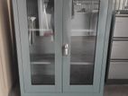 New 4x3 Half Glass Steel Office Cupboard (Jj9)