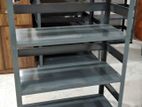 NEW 4x3FT CLASSIC STEEL OPEN RACK
