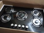 New 5 Burner Glass Top Built-in Cooker Hob